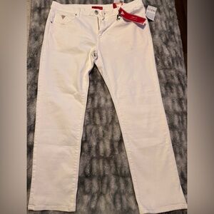 GUESS Men's White Jeans
